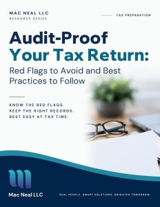 Cover of the guide Audit-Proof Your Tax Return: Red Flags to Avoid and Best Practices to Follow