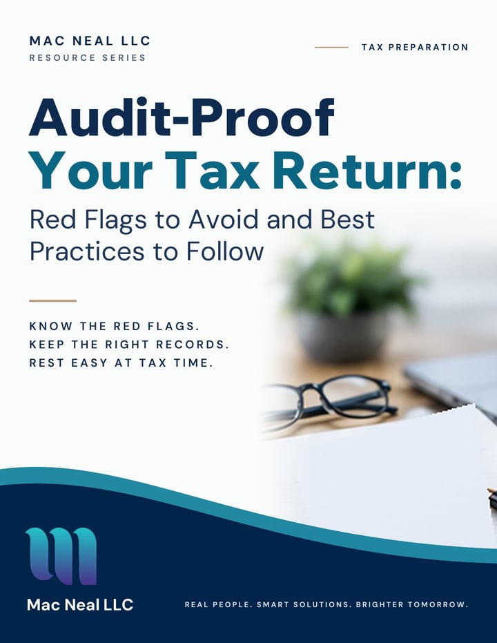 Cover of the guide Audit-Proof Your Tax Return: Red Flags to Avoid and Best Practices to Follow